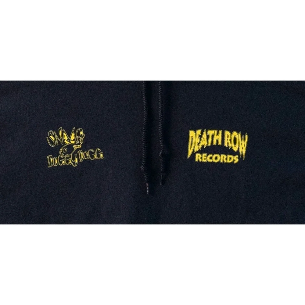 Death Row Records‎ Snoop Dogg Doggystyle 30th Anniversary Hoodie Black Size L